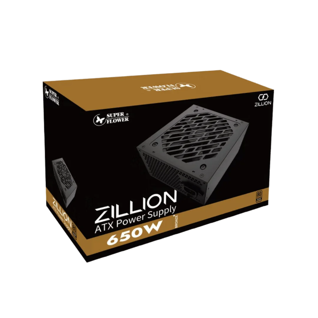 Super Flower Power Supply Zillion 650Watt 80+ Bronze Super Flower Power Supply Zillion 650Watt 80+ Bronze